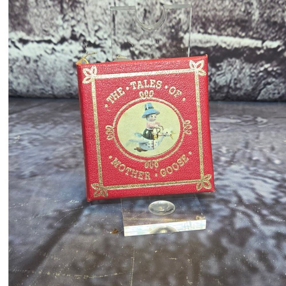 Vintage Tales of Mother Goose Mini Book by Kurt Adler Ornament